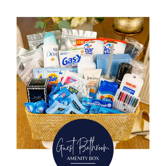 Guest Bathroom Amenity Basket | Etsy | Etsy (US)