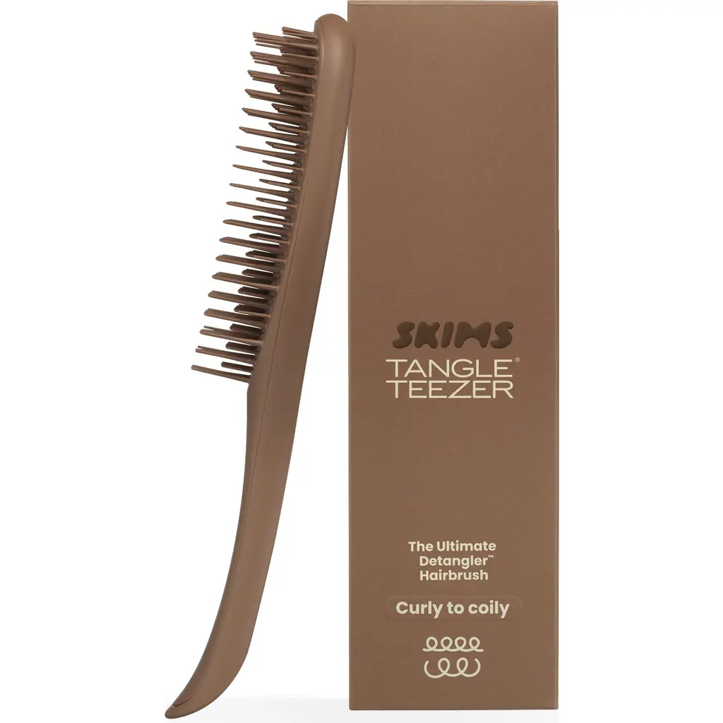 Tangle Teezer x SKIMS The Ultimate Detangler Hairbrush in Naturally Curly Sienna at Nordstrom | Nordstrom