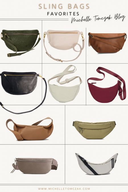 Sling Bag Favorites 2023. Fanny Packs  Belt Bags. 

ABLE: code MICHELLETOMCZAK15 for 15% off. 
ABBY ALLEY: code: MICHELLE15 for 15% off your first order. 

#LTKSeasonal #LTKitbag #LTKstyletip