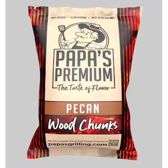 PAPA'S Papa's Pecan 432-Cu in Wood Chunks | Lowe's