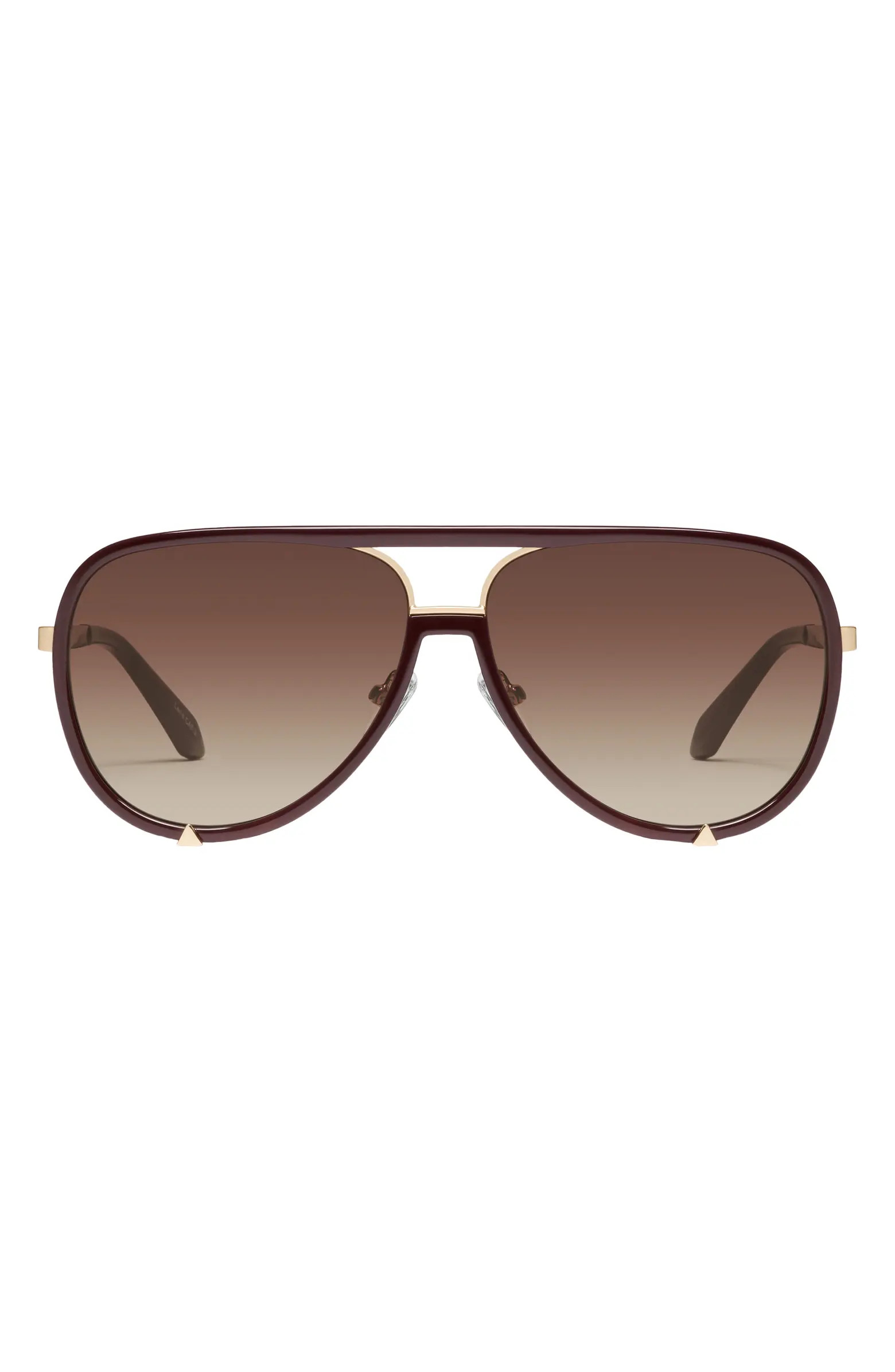 Quay Australia High Profile 51mm Polarized Aviator Sunglasses | Nordstrom | Nordstrom