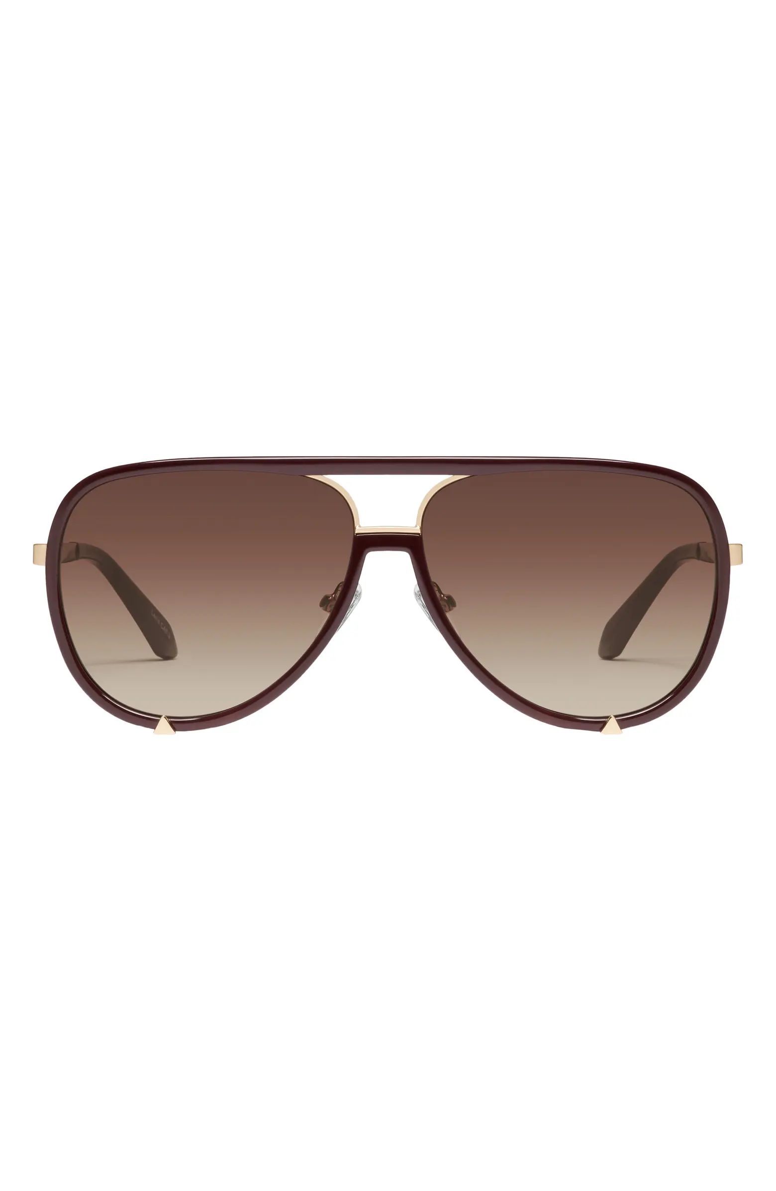 x Saweetie High Profile 51mm Polarized Aviator Sunglasses | Nordstrom