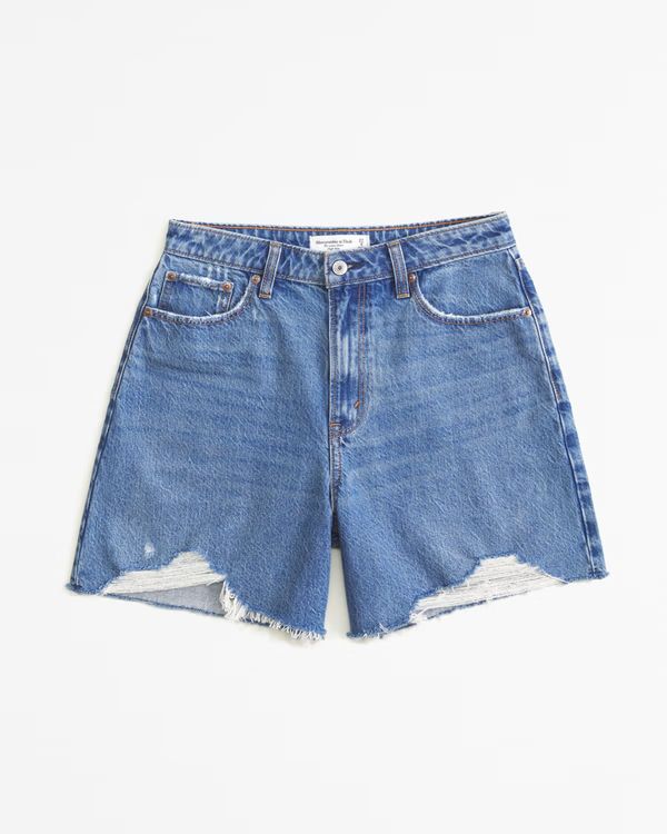 Curve Love High Rise Loose Short | Abercrombie & Fitch (US)