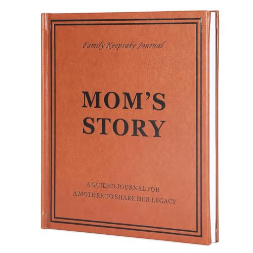 Mom's Story Leather Journal \u2013 A Guided Journal for Mom to Share Her Life and Memories, Mom G... | Amazon (US)