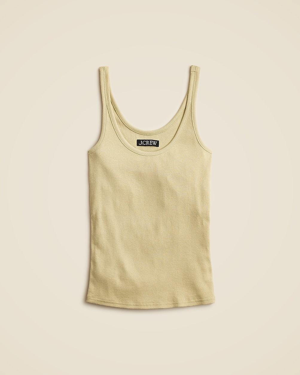 New fine rib scoopneck tank top | J. Crew US