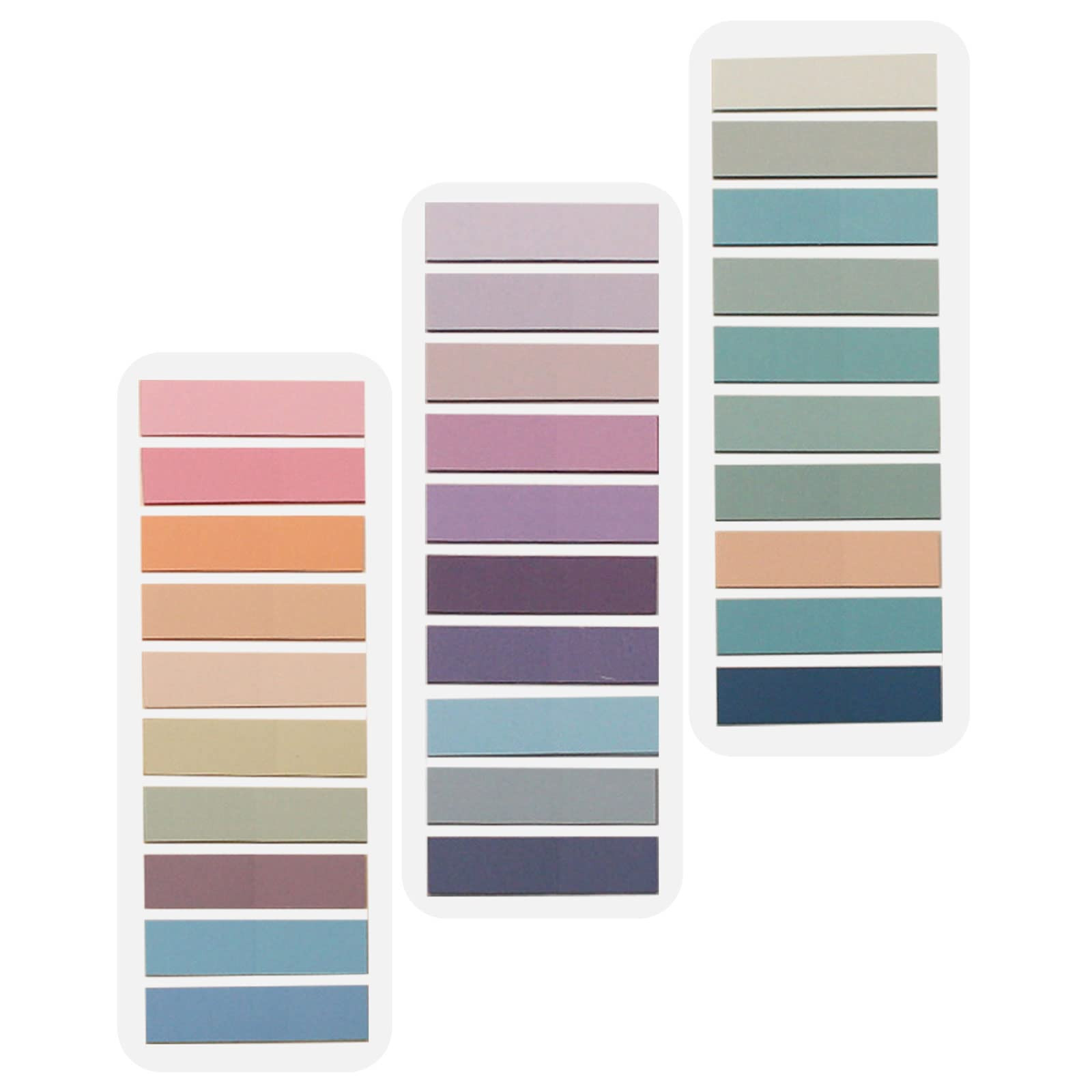 ELII 600 Pcs Page Markers Sticky Index Tabs,Transparent Sticky Notes,Morandi Book Page Tabs, Writ... | Amazon (US)