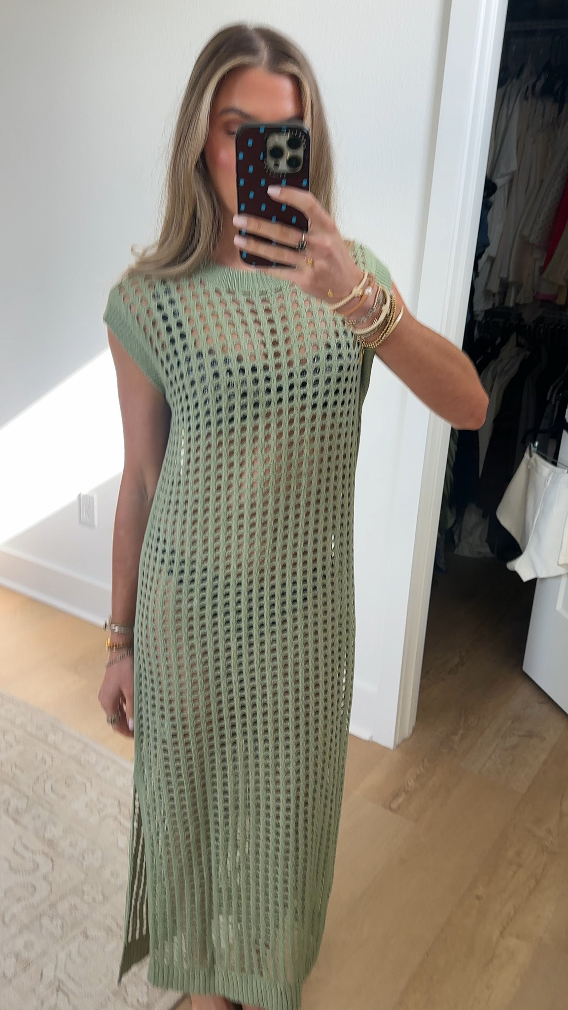 Amazon size small Saodimallsu Womens Crochet Swimsuit Coverup Summer Sleeveless Hollow Out Knit Crewneck Side Split Long Beach Dress

#LTKSaleAlert #LTKSwim #LTKootd