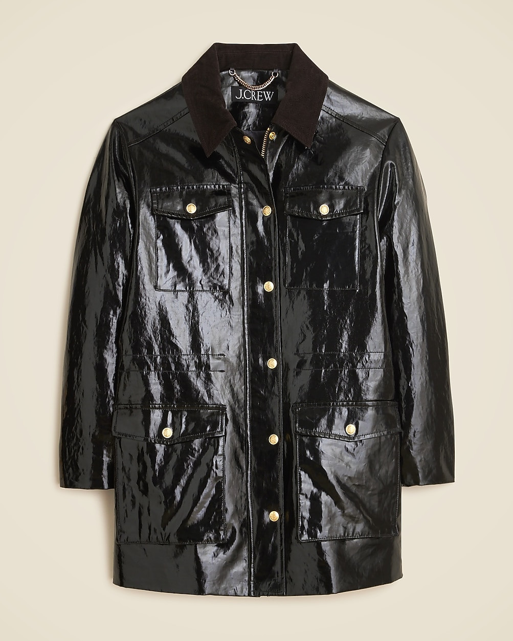 Collection Barn Jacket™ in laminated linen | J. Crew US