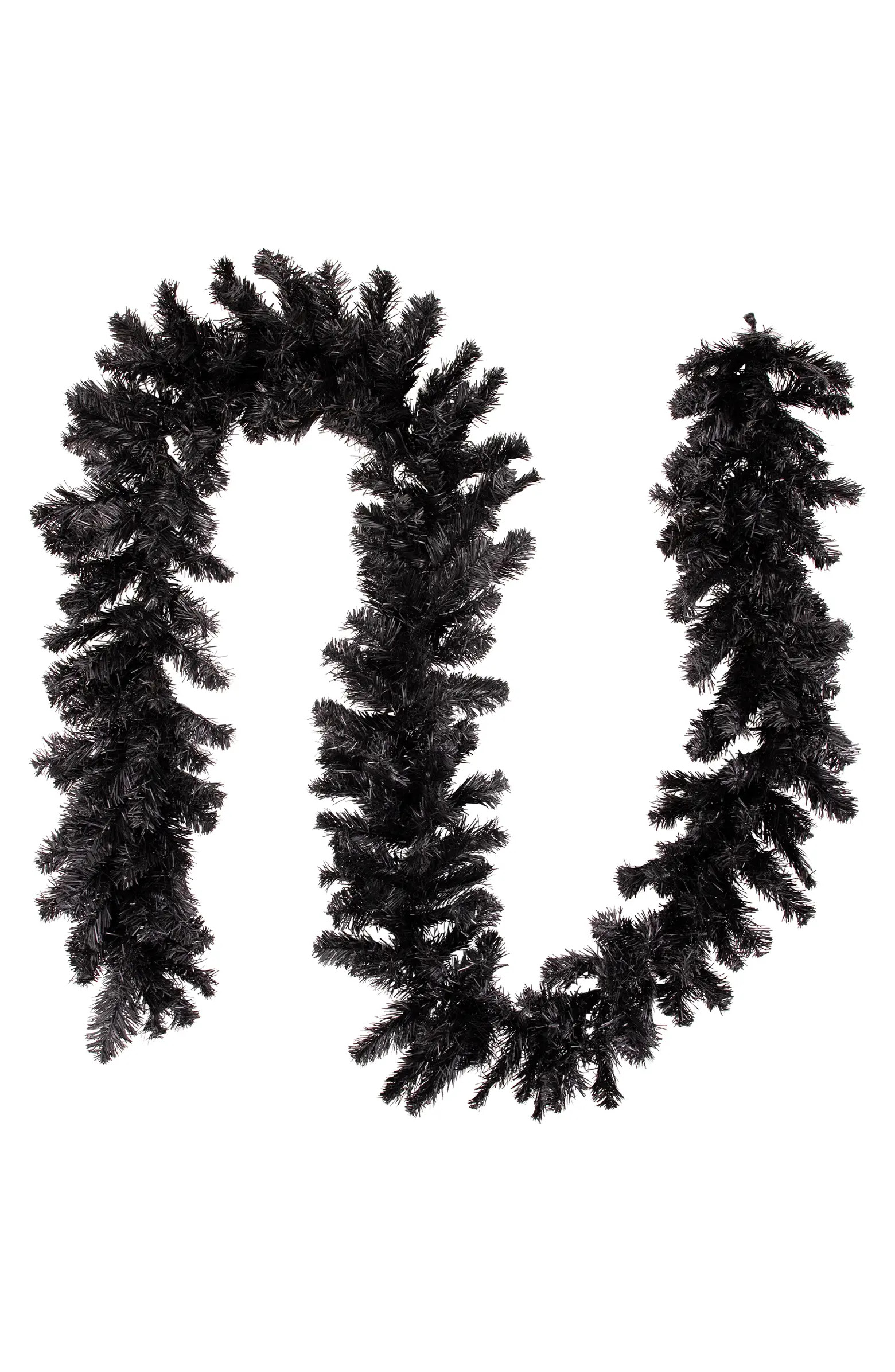 Northlight Colorado Spruce Artificial Halloween Garland - 9' x 10" - Black - Unlit | Nordstrom | Nordstrom