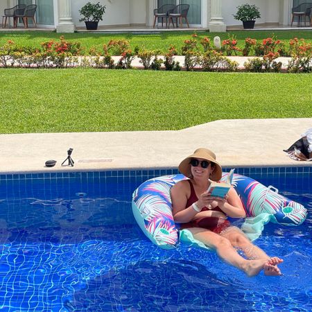 My favorite pool floatie for summer reading is on sale. This print is from last year but they have some cute ones this year. I also linked a travel sun hat because having one in your bag is super handy! 

#LTKswim #LTKSeasonal