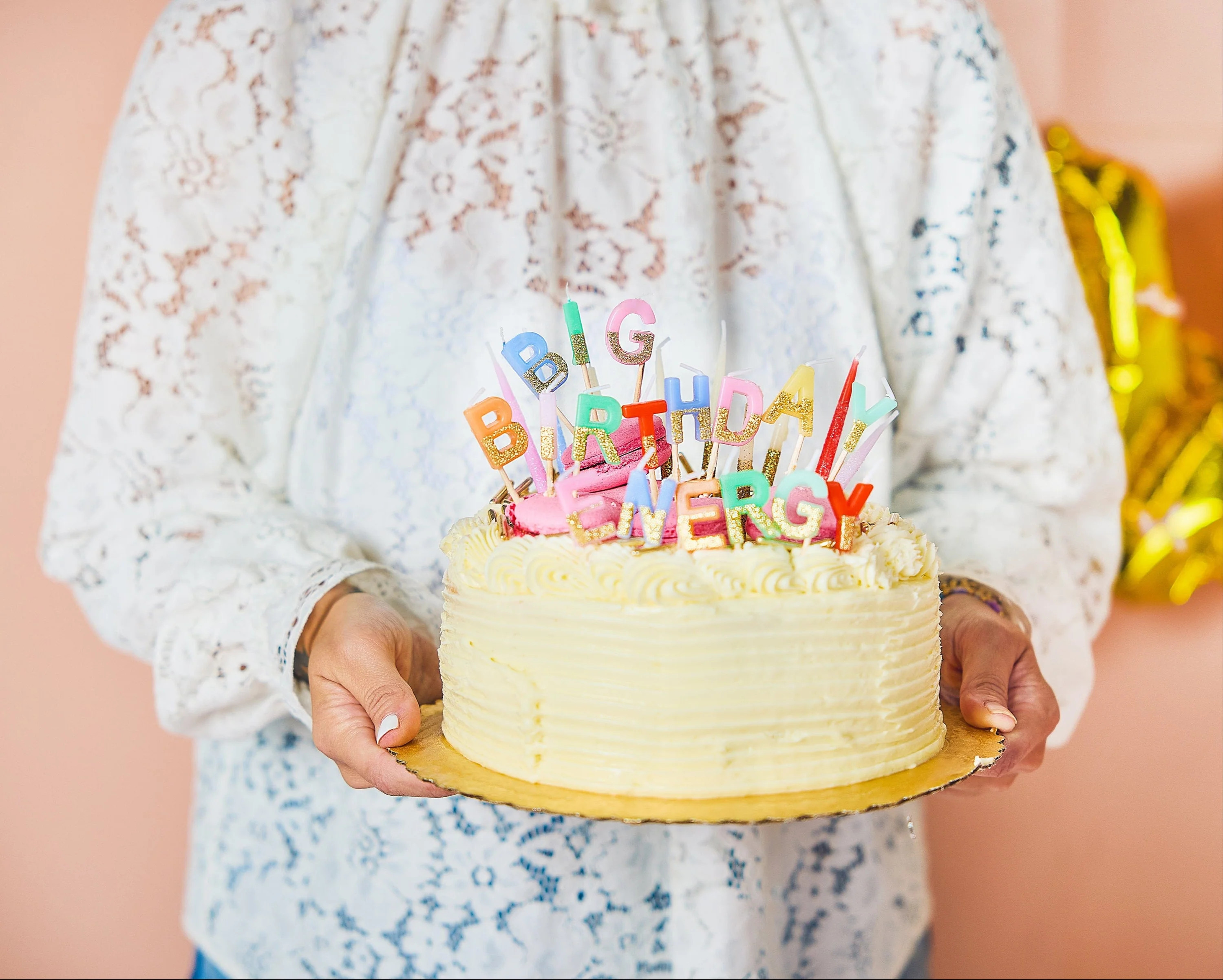 Big Birthday Energy Glitter Birthday Candles Set | Packed Party | Packed Party