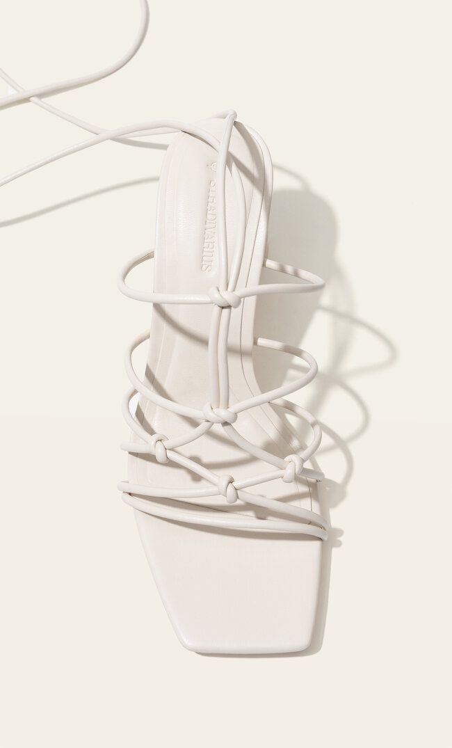 High-heel strappy sandals | Stradivarius (UK)