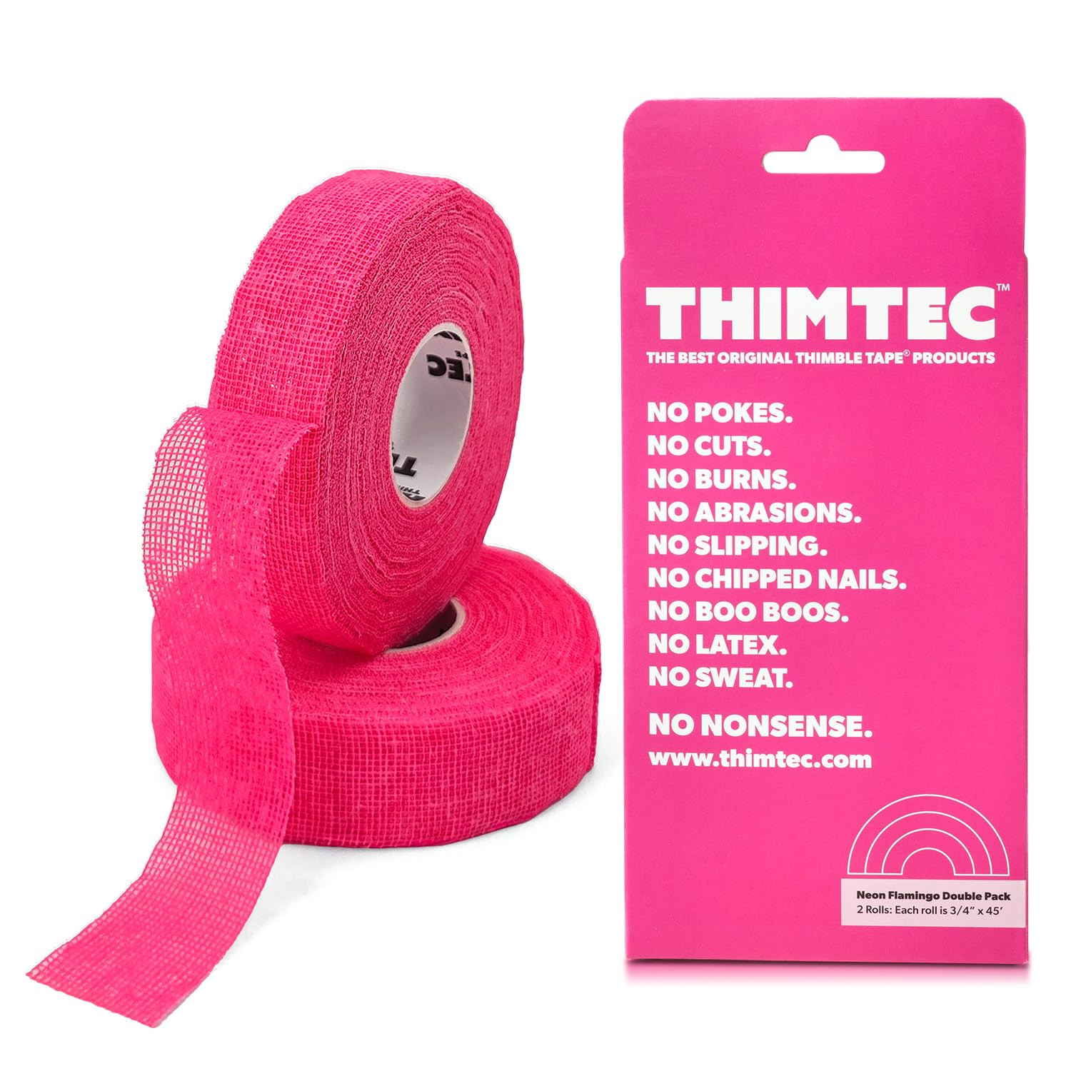 THIMTEC - The Original Thimble Tape for Hand Sewing - Fully Adjustable Nail & Finger Protector - ... | Amazon (US)