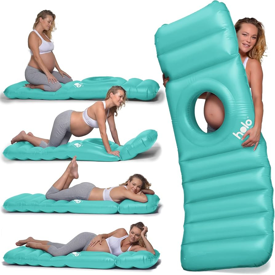 HOLO The Original Inflatable Pregnancy Pillow with Hole for Tummy Sleeping - Full Body Support fo... | Amazon (US)