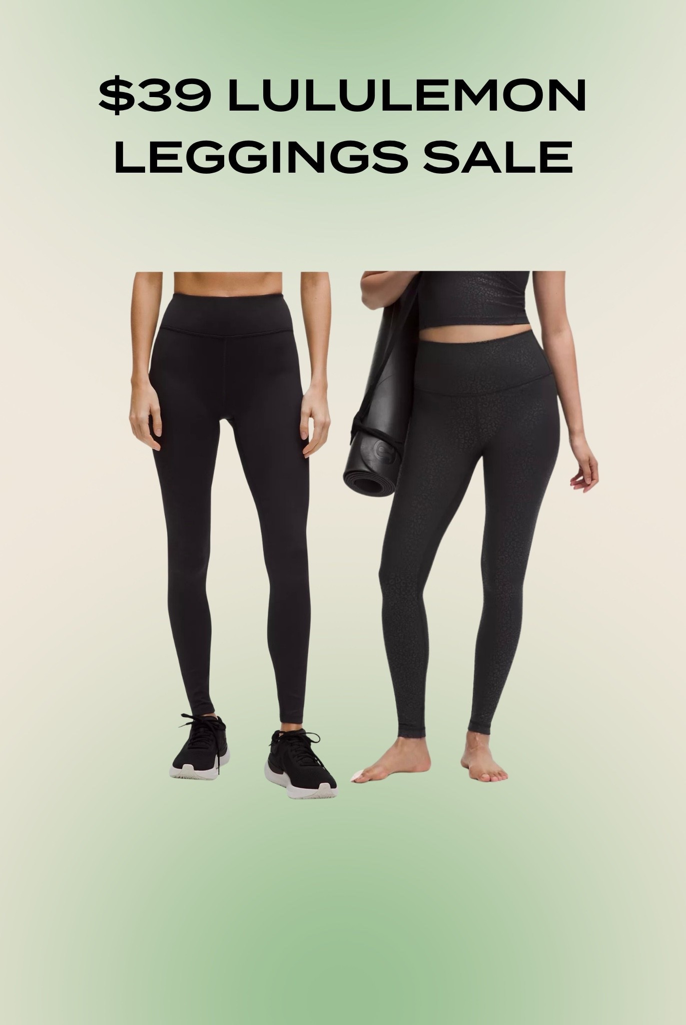 $39 lululemon leggings on sale!!

#LTKSaleAlert #LTKfitnessgoals #LTKActive