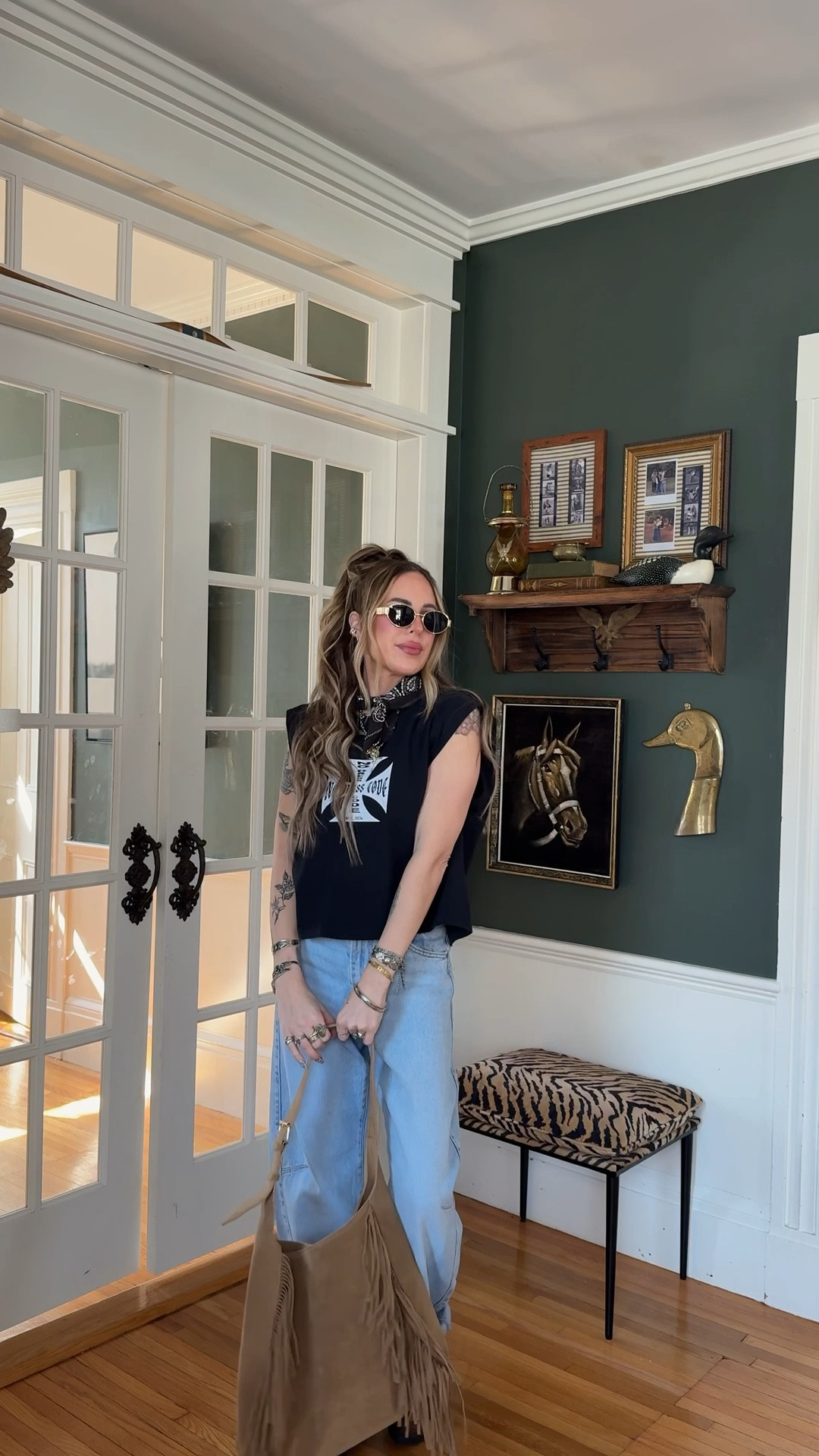 What I would wear to a festival that’s already in my closet 🖤 
Tank is my clothing line (IG: nodresscodeofficial) 

#LTKgrwm #LTKFestival