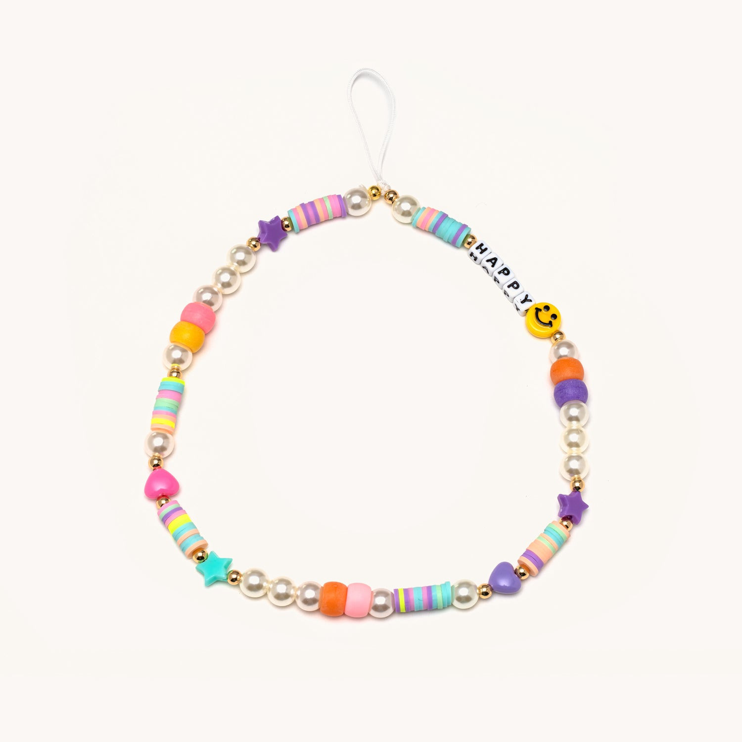 Happy Phone Charm | Little Words Project