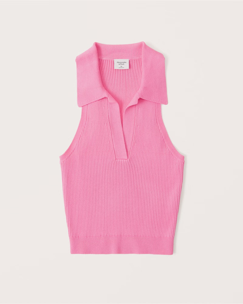 Polo Collar Tank | Abercrombie & Fitch (US)