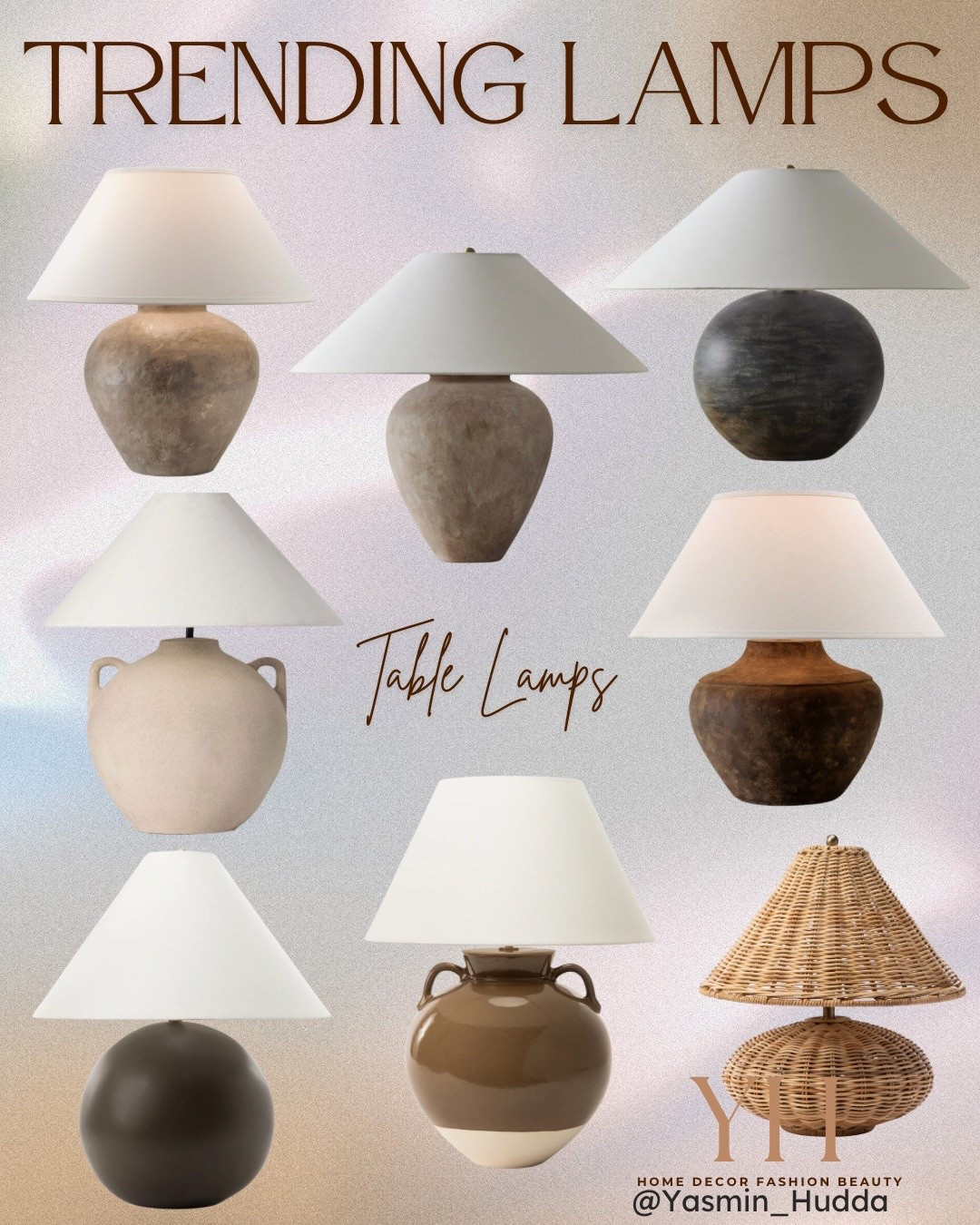 Trending table lamps
Statement lamps that elevate your space.

#LTKSaleAlert #LTKHome