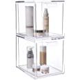 STORi Audrey Stackable Clear Plastic Organizer Drawers | 2 Piece Set | 6.75-Inches Tall | Organiz... | Amazon (US)