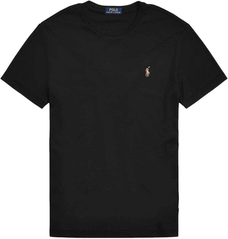 (Soft Touch) Polo Black With Signature Multicolored Pony | Amazon (US)
