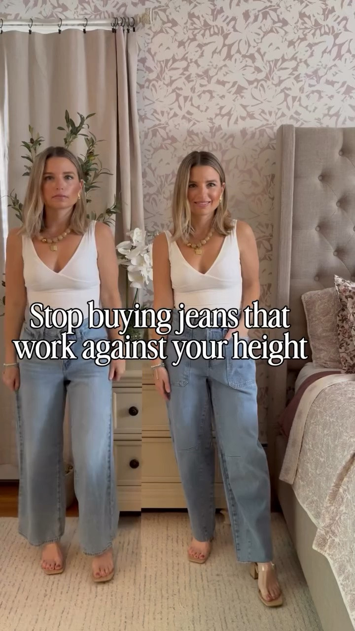 Comment JEANS for a 🔗! 👖 💙 

#petitejeans #petitedenim #jeans #petitepants jeans outfitinspo petitetips petitestyle petitehacks styling styletips stylehacks ootd gram springtime summertime