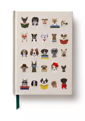 Rifle Paper Co Studious Dogs Embroidered Journal | Belk