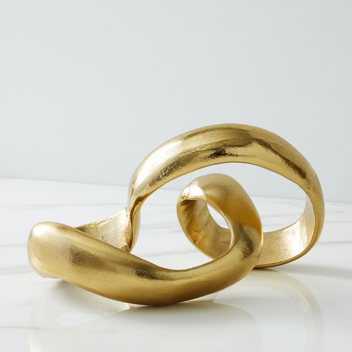 Loop Brass Metal Objects | West Elm (US)