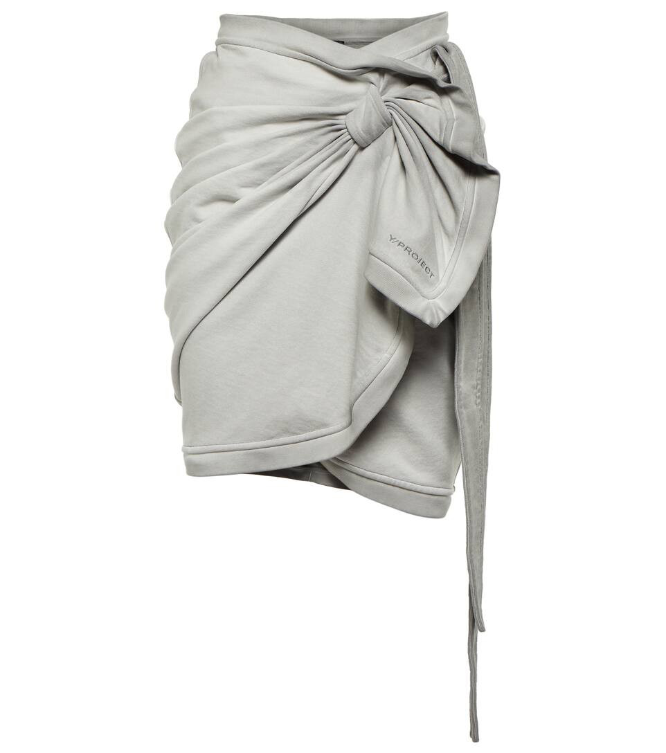 Twisted cotton miniskirt | Mytheresa (US/CA)