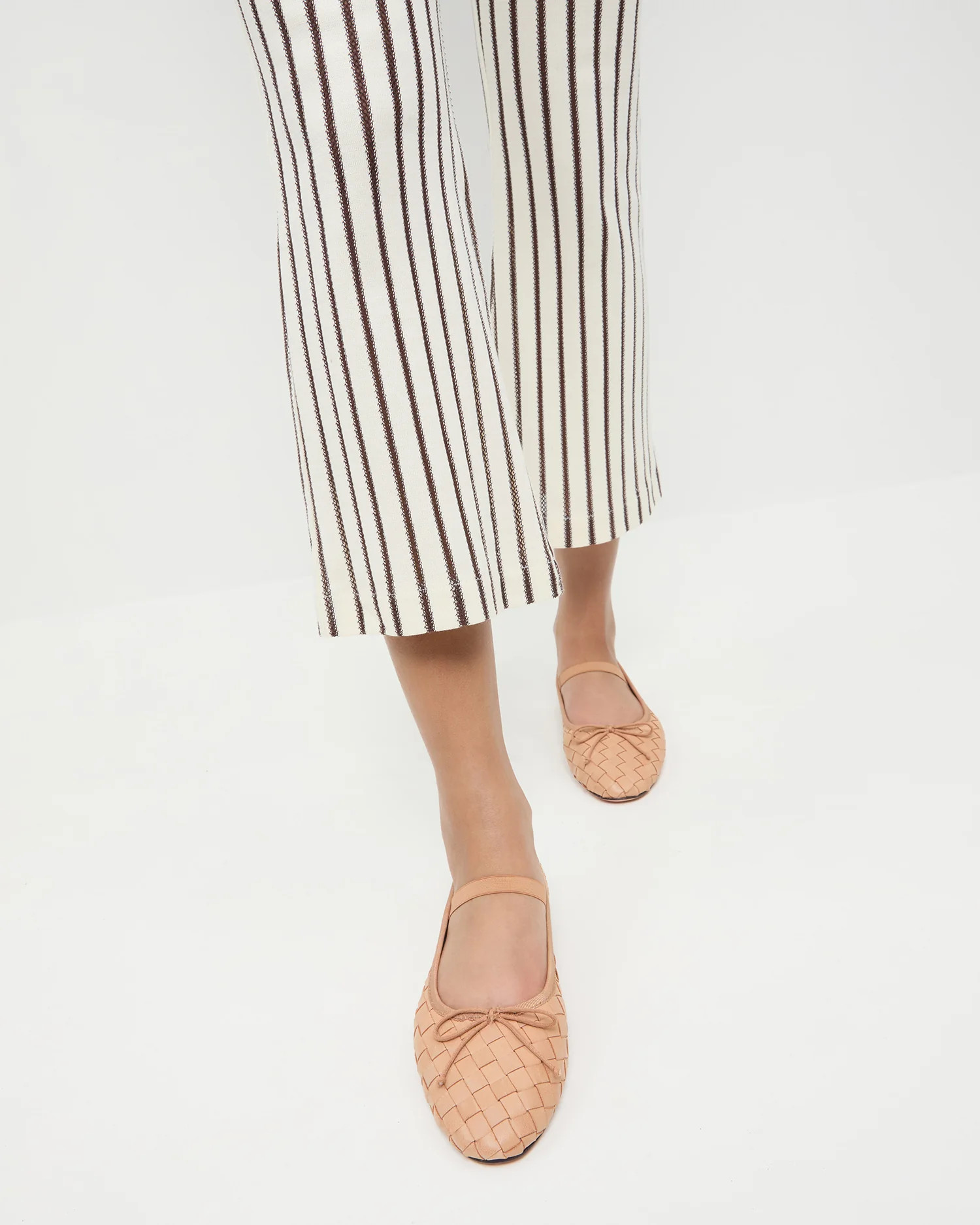 Leonie Honey Woven Ballet Flat | Loeffler Randall