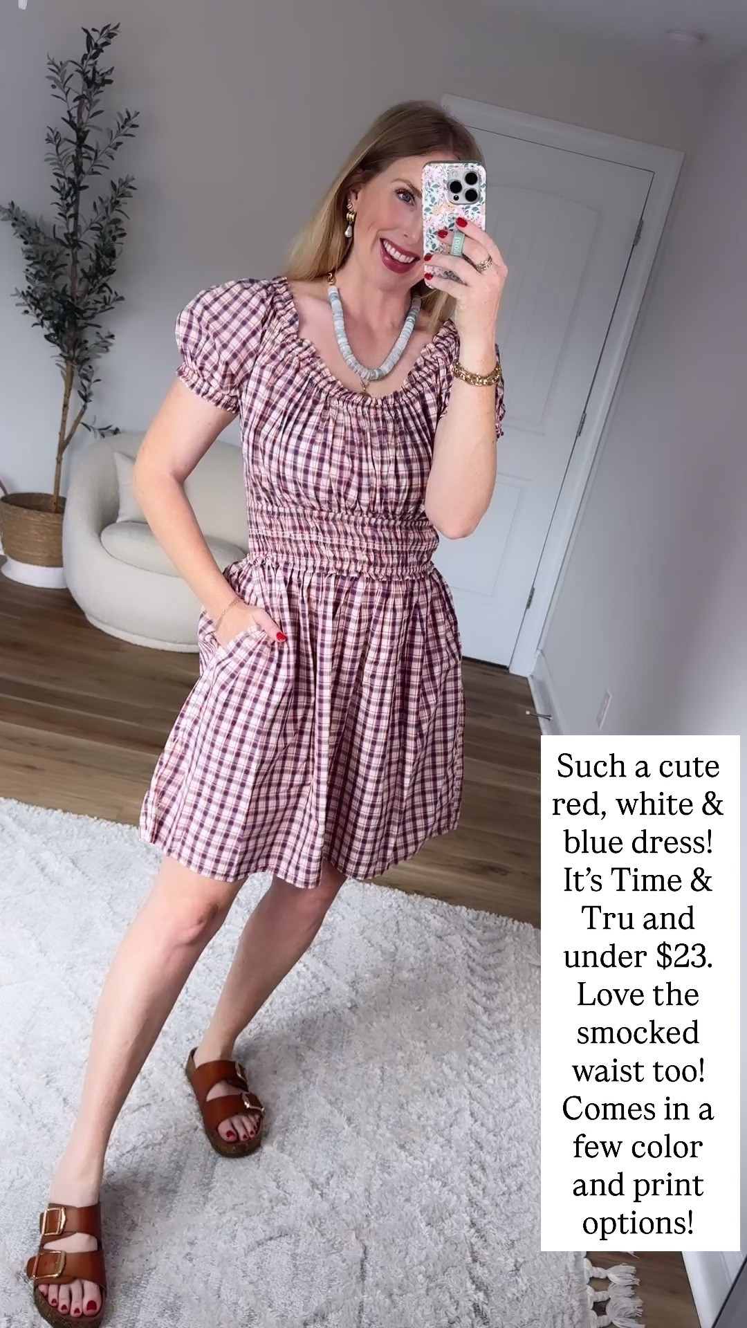 Walmart try on, time and tru, red white and blue dress

#LTKootd #LTKmomlife