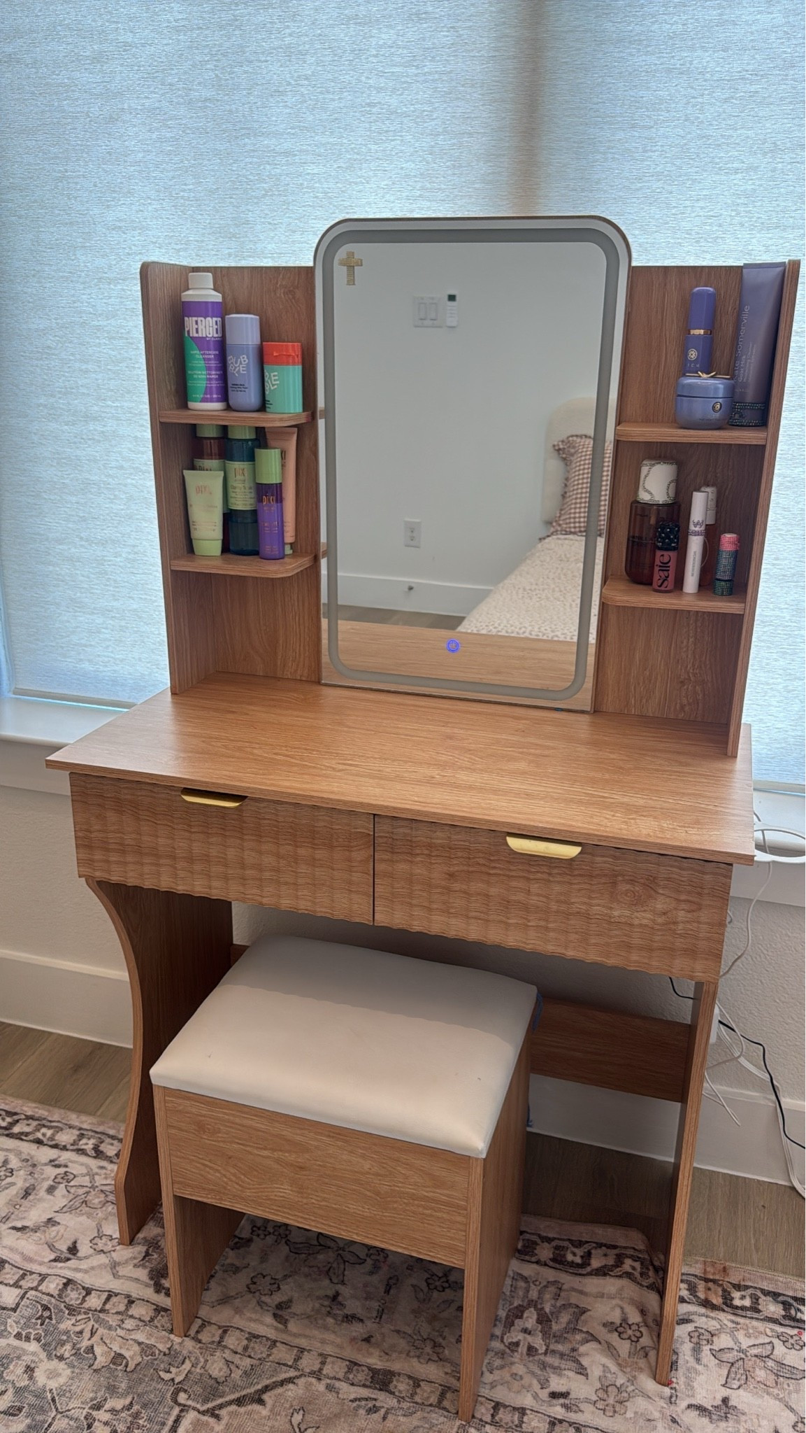 Shay’s vanity is on sale today!! We have loved having this in her room! ✨

#vanity #bedroom #makeup #preteen #girls #teen #teenager #hair #giftguide #giftforgirls #gifts

#LTKmomlife #LTKKids #LTKBeauty