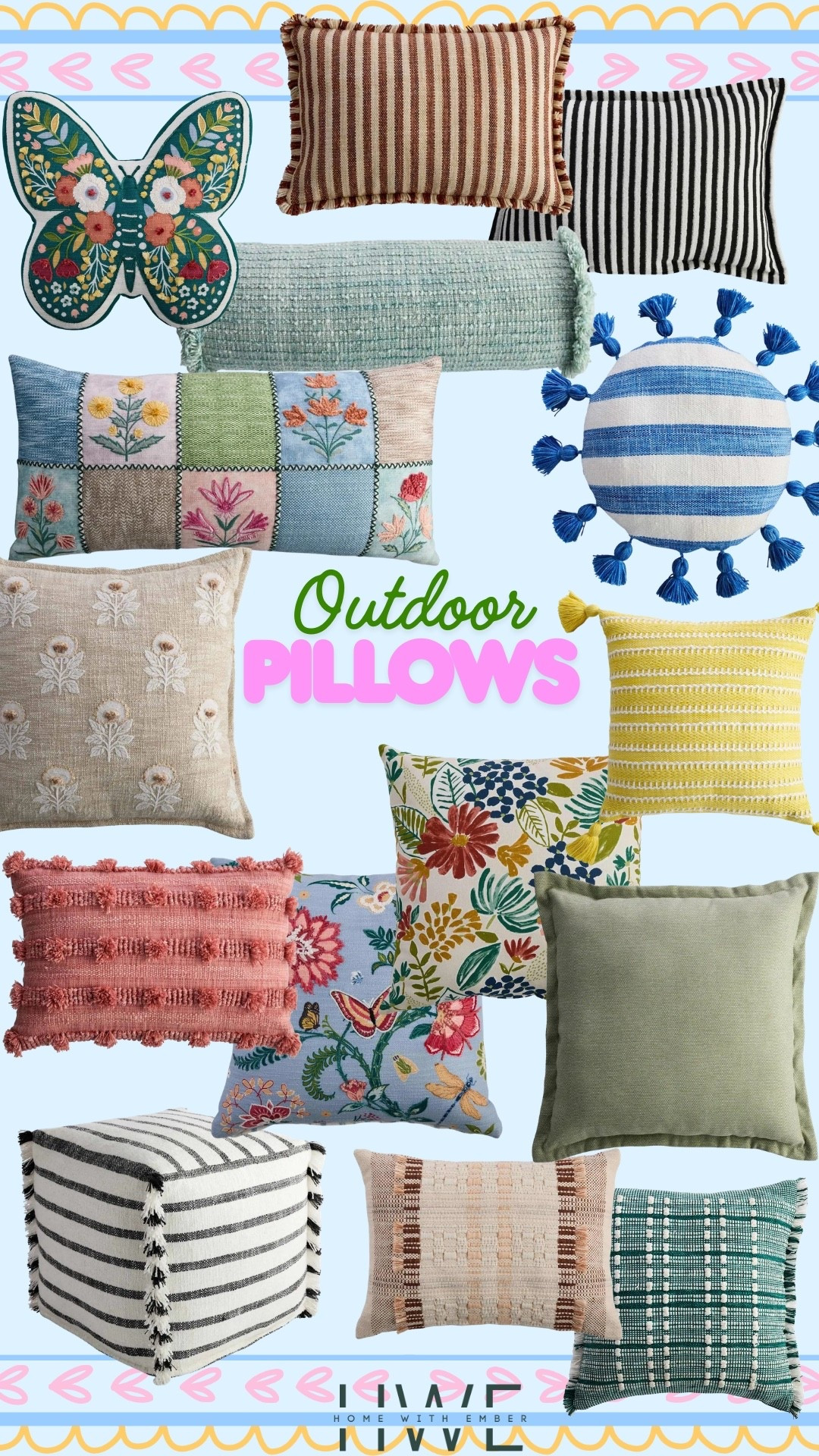 Outdoor pillows from At Home. Colorful outdoor porch pillows.

#LTKHome #LTKSeasonal #LTKSaleAlert