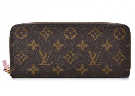 Women's Louis Vuitton Clemence Wallet Monogram Fuchsia in Brown Monogram | StockX