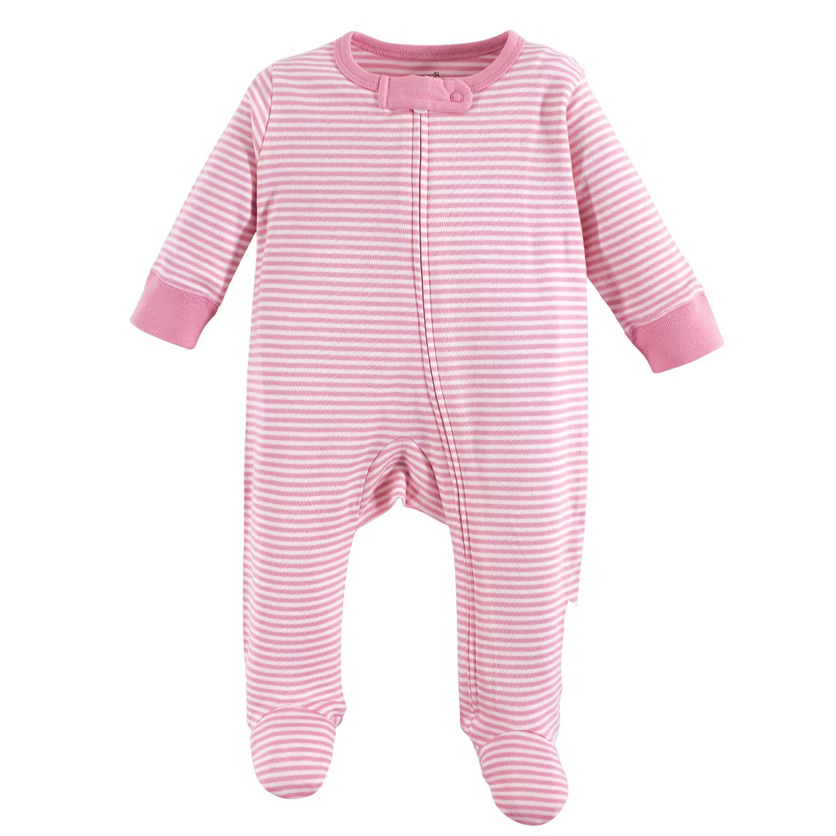 Touched by Nature Baby Girl Organic Cotton Zipper Sleep and Play 3pk, Garden Floral | Target