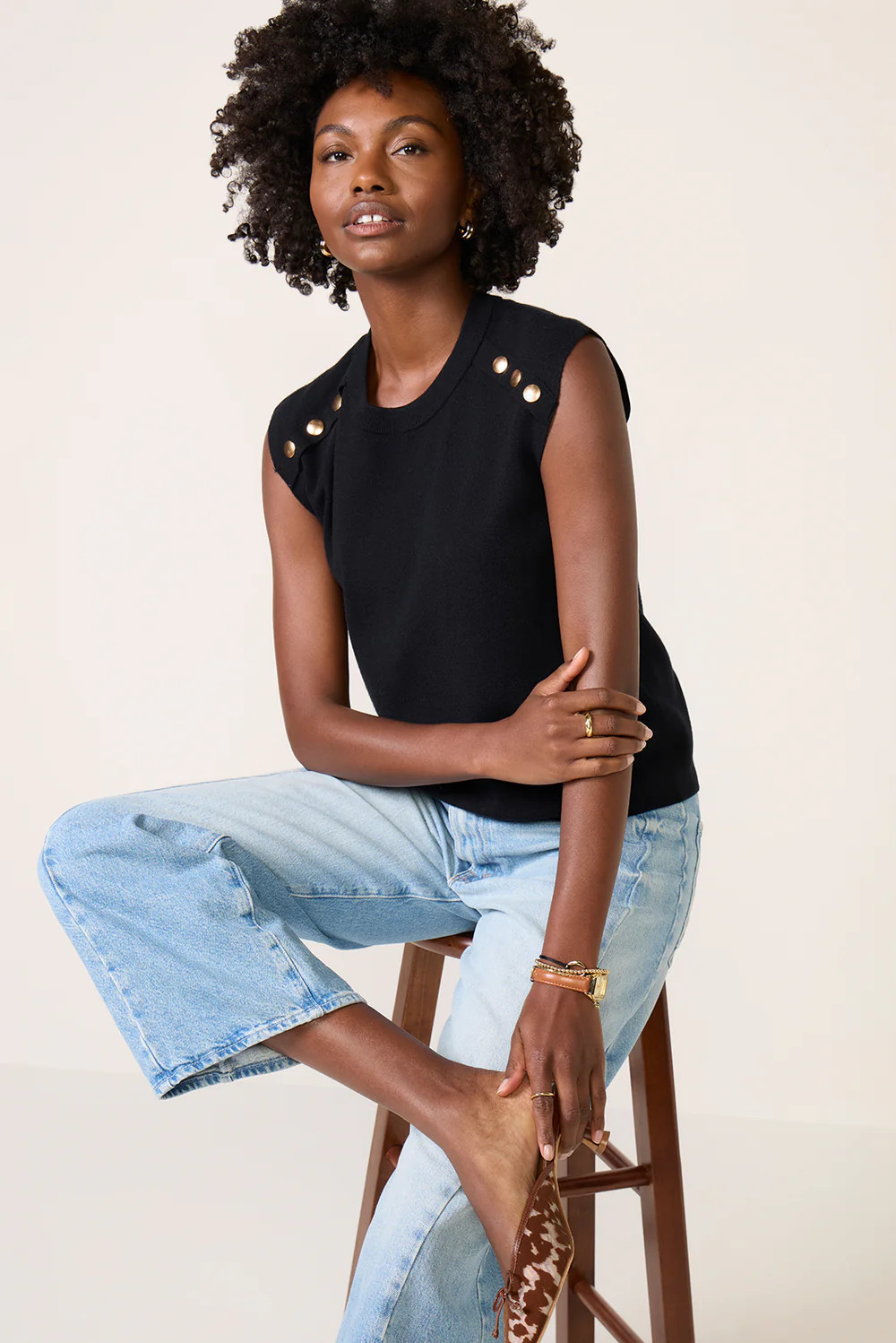 Bevan Crew Neck Sweater | Evereve