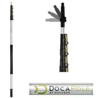 DocaPole 6 ft. - 24 ft. Extension Pole - Multi-Purpose Telescopic Pole for Window Cleaning, Gutter C | The Home Depot