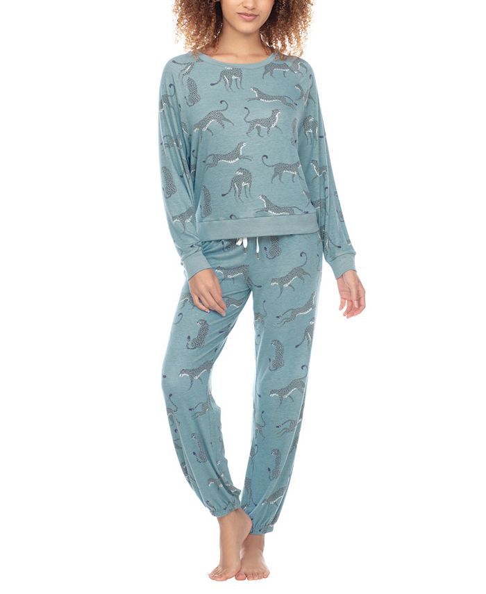 Honeydew Women's Printed Brushed Jersey Lounge Set & Reviews - All Pajamas, Robes & Loungewear - ... | Macys (US)