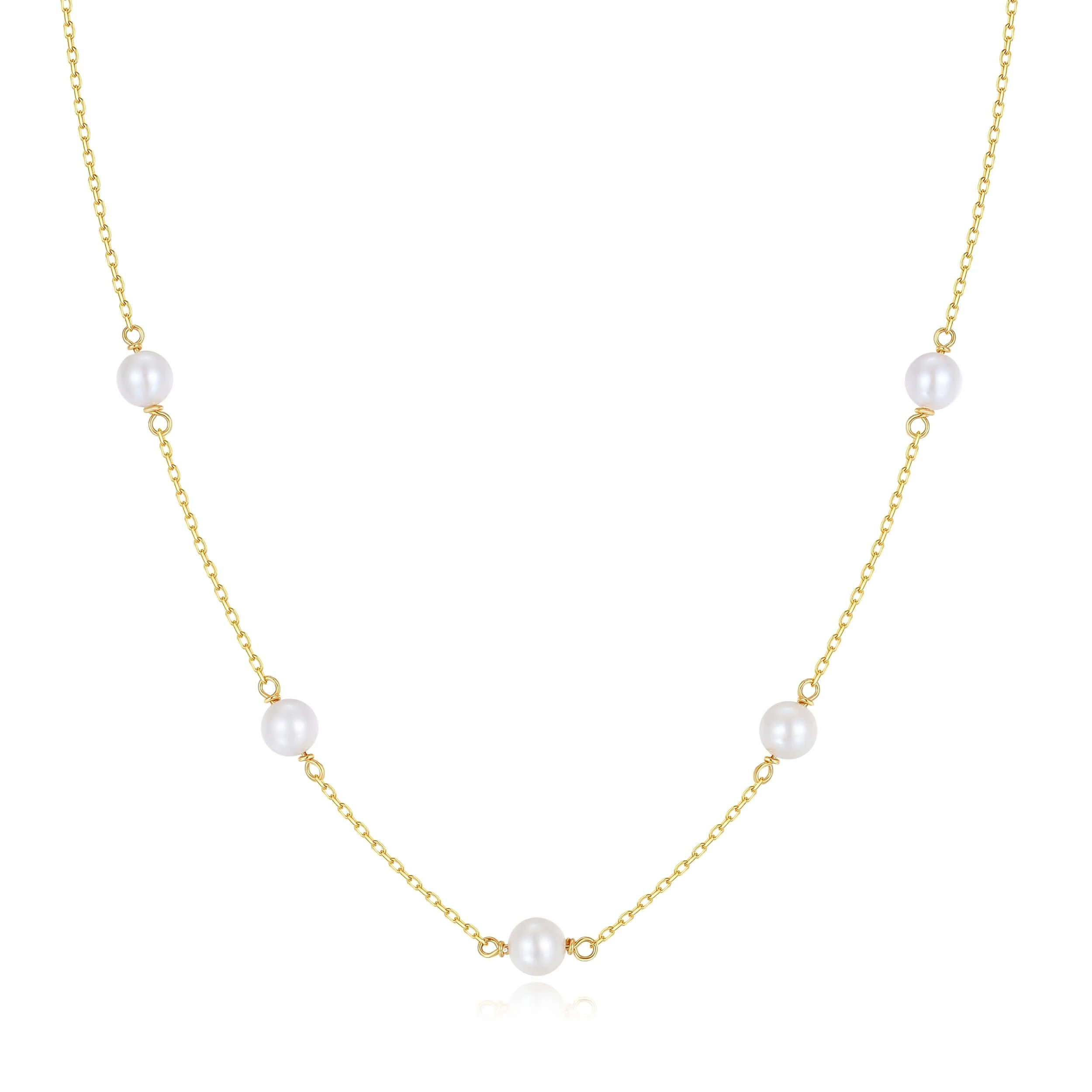 SUIHE "Starry Night" Akoya Pearl Necklace | Suihe Jewelry