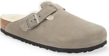 Boston Genuine Shearling Lined Clog | Nordstrom