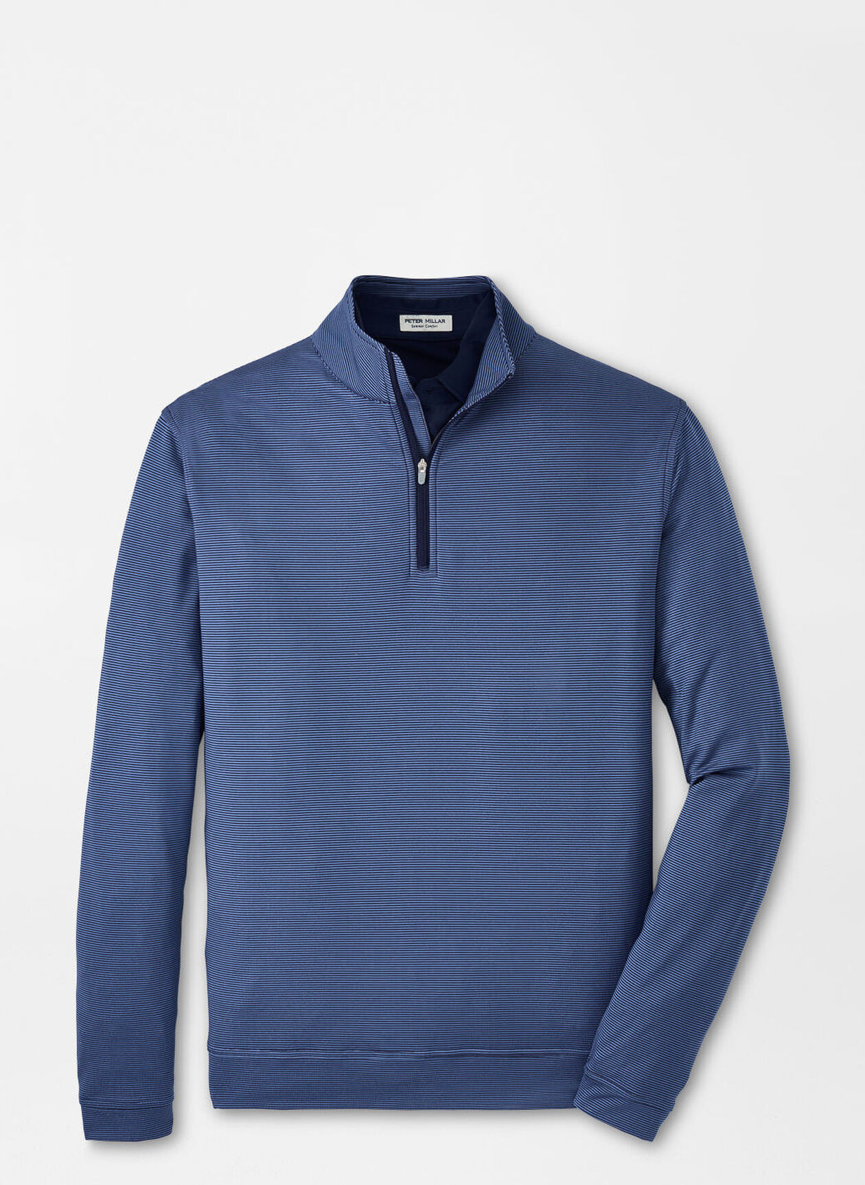 Perth Sugar Stripe Performance Quarter-Zip | Peter Millar
