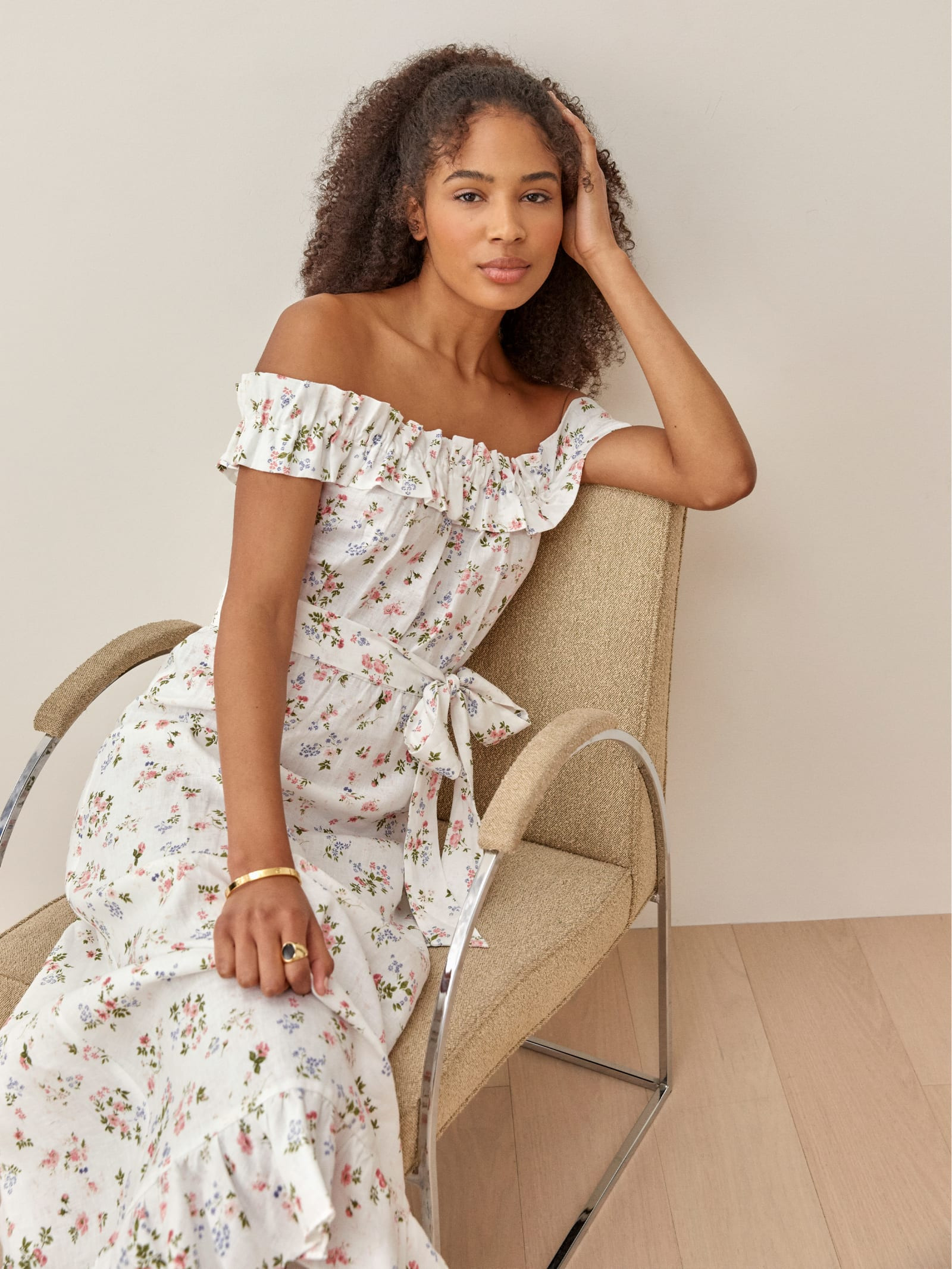 Sycamore Linen Dress | Reformation (Global)