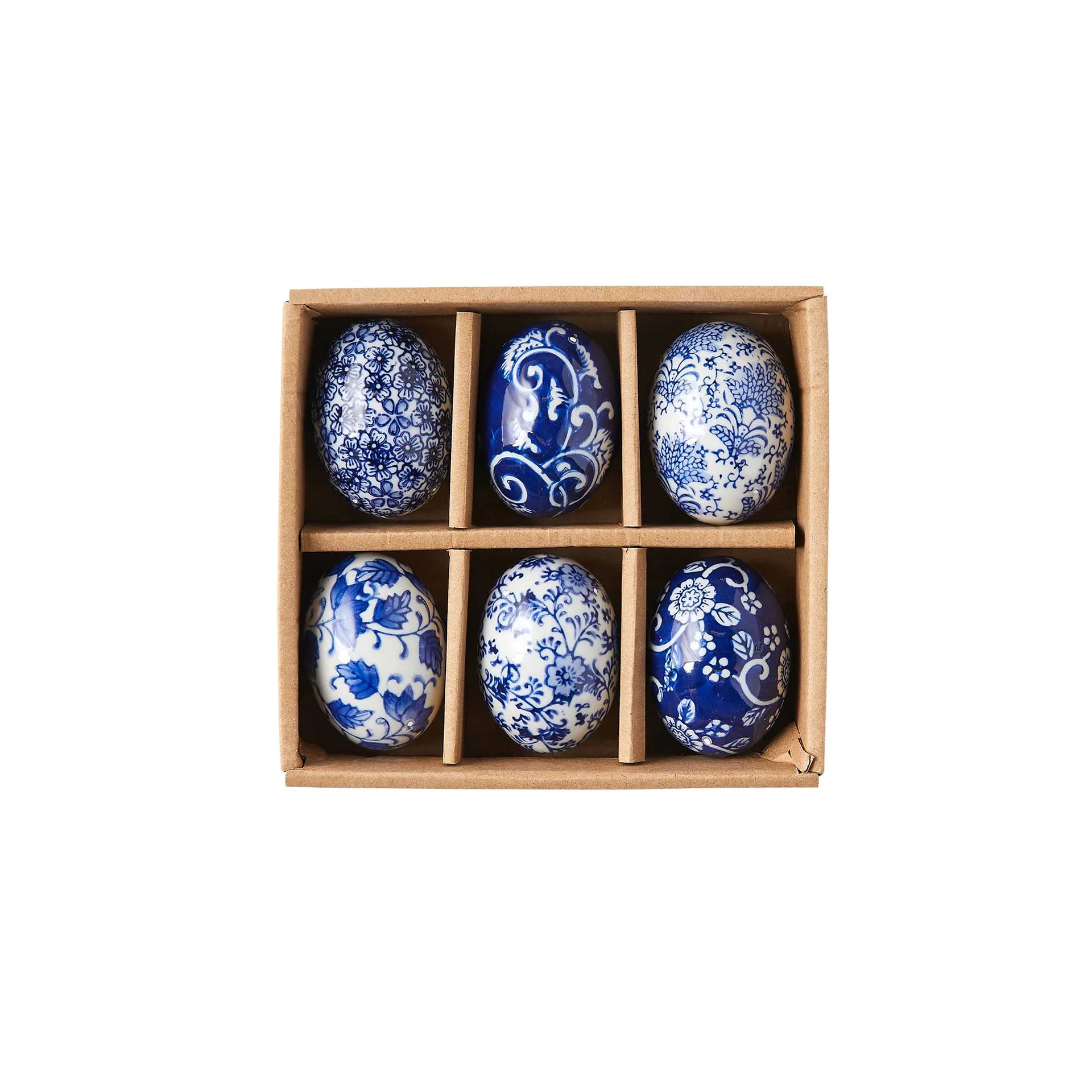Blue & White Decorative Easter Egg Set | Caitlin Wilson Design
