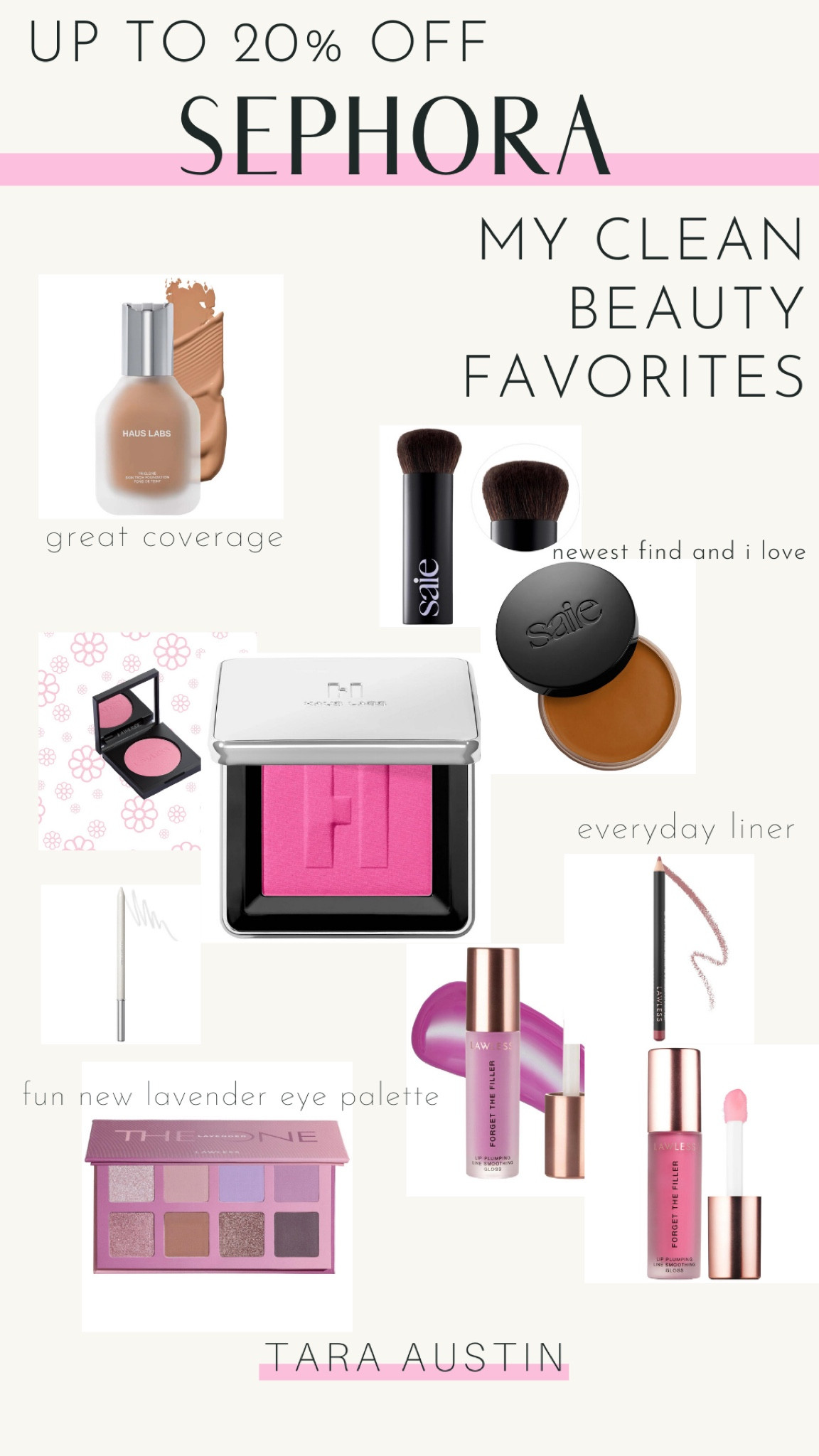 Sephora Beauty Sale- my current clean beauty favorites // use code SAVENOW to save 

#LTKBeautySale
