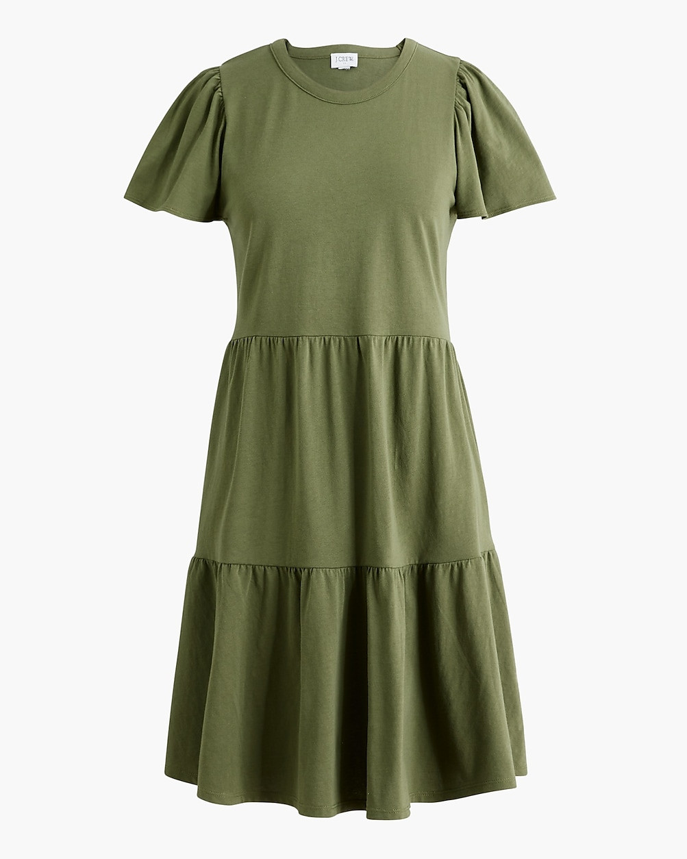 Knit tiered mini dress | J.Crew Factory