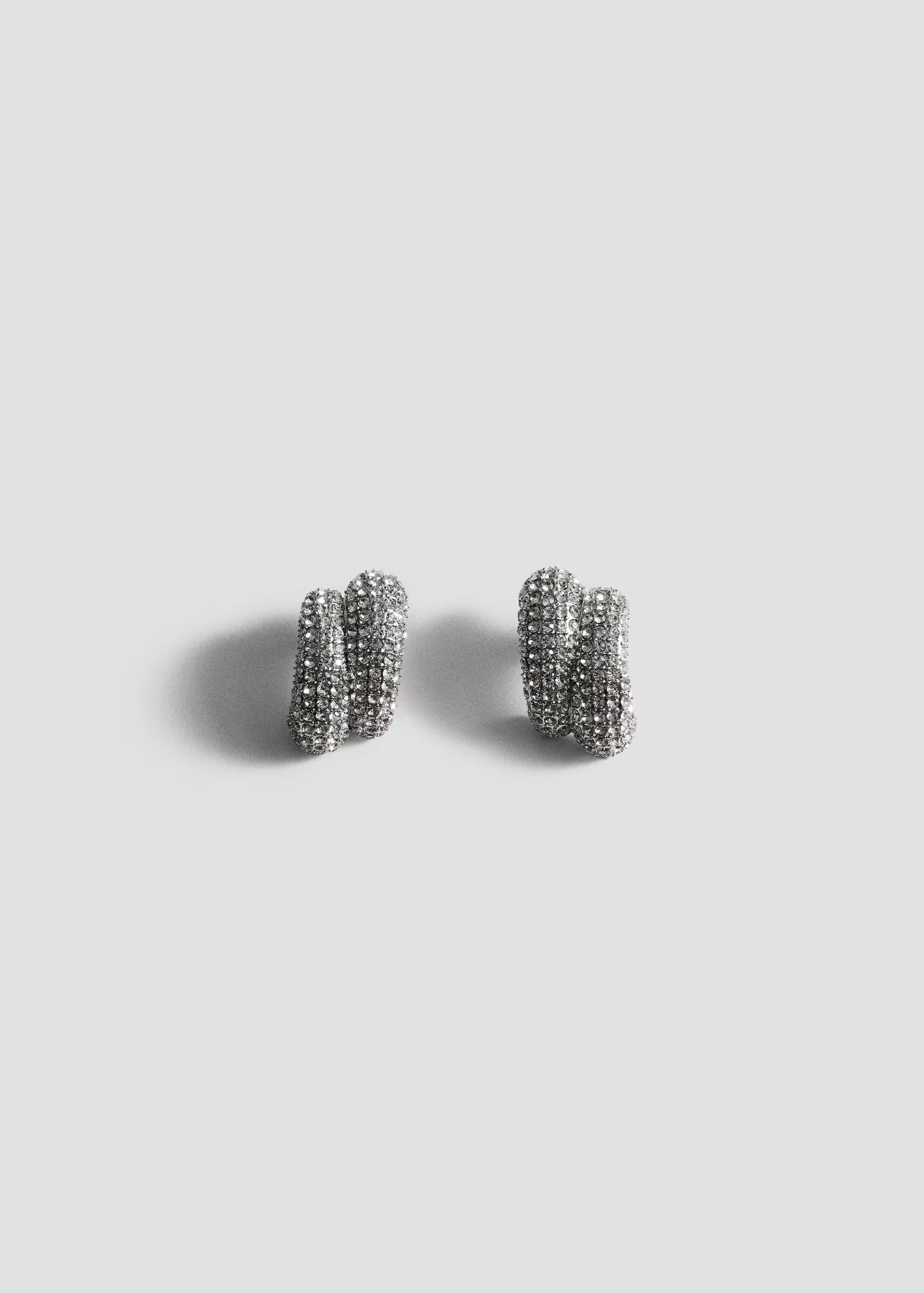 Faceted crystal earrings - Women | MANGO United Kingdom | MANGO (UK)