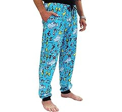 Dr. Seuss The Grinch Mens Christmas Holiday Santa Pajama Pants with Pockets | Amazon (US)