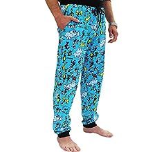 Dr. Seuss The Grinch Mens Christmas Holiday Santa Pajama Pants with Pockets | Amazon (US)