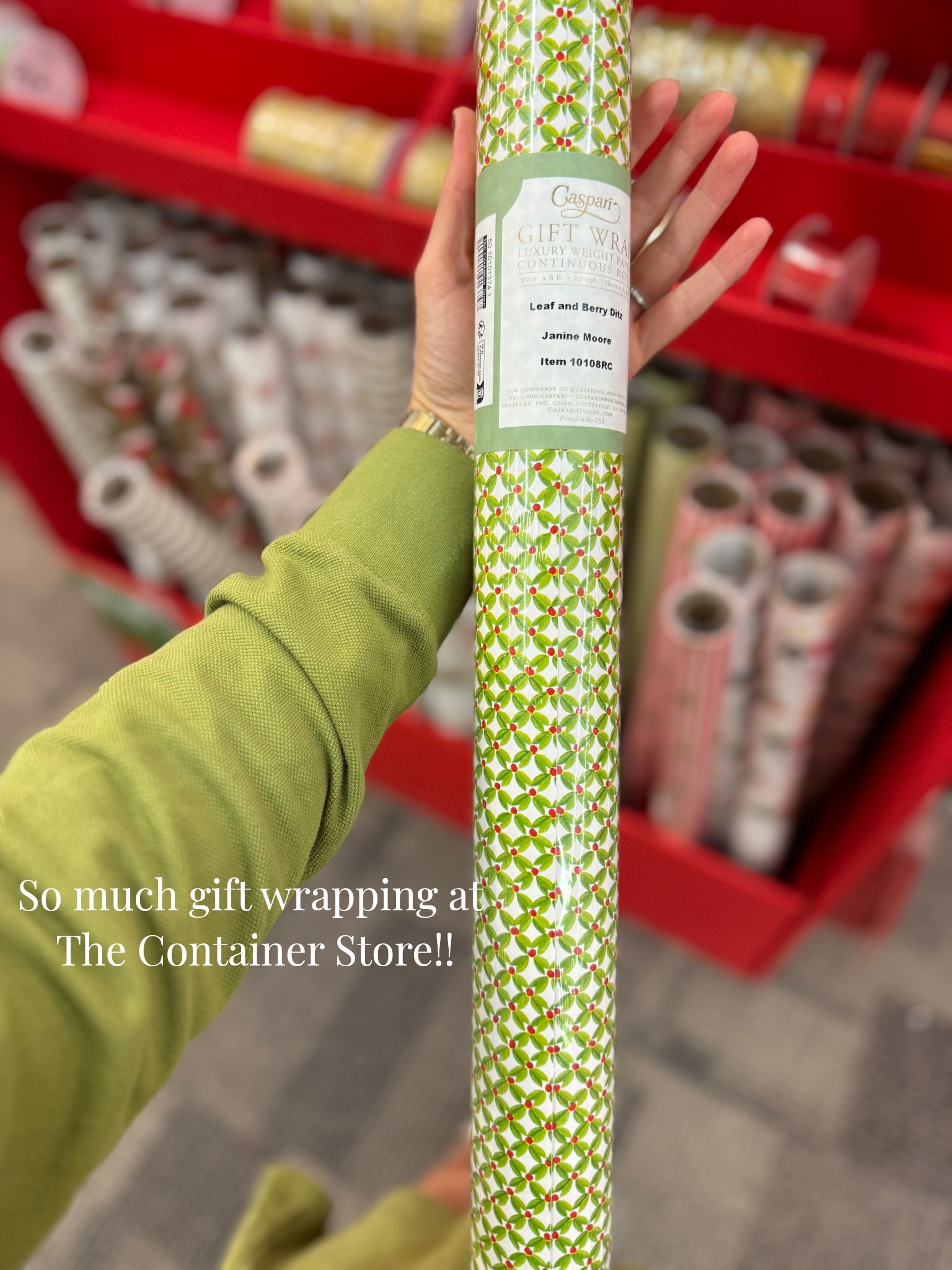Christmas gift wrapping paper, bags and gift wrapping organization systems at The Container Store!! Easy gifting and gift wrapping 

25% off organization storage systems!!

#LTKHoliday #LTKGiftGuide