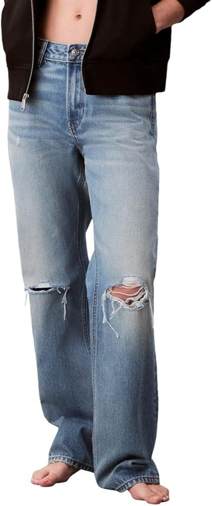 Calvin Klein Women's 90s Straight Jeans | Amazon (US)